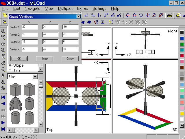 Screenshot of MLCad