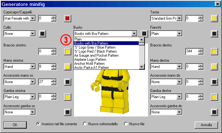 Screentshot Minifig Generator 2