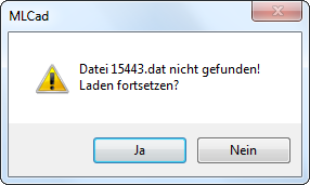 Screenshot Missing Part in MLCad